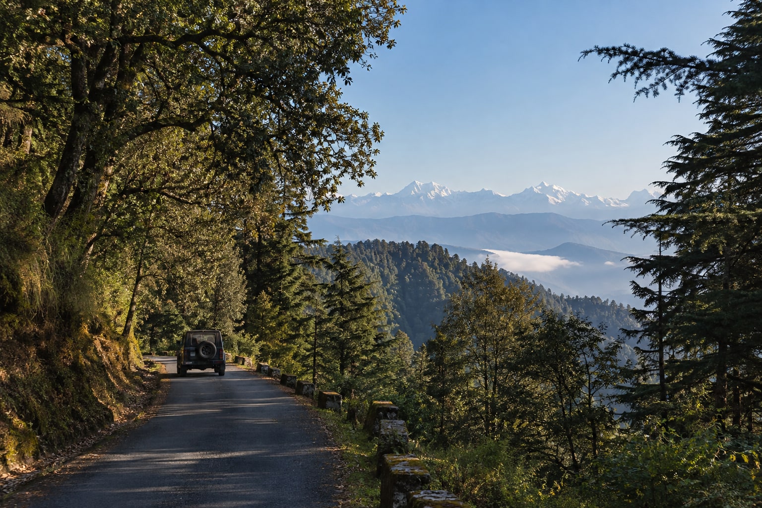 Binsar Wildlife Sanctuary — Drive to Zero Point